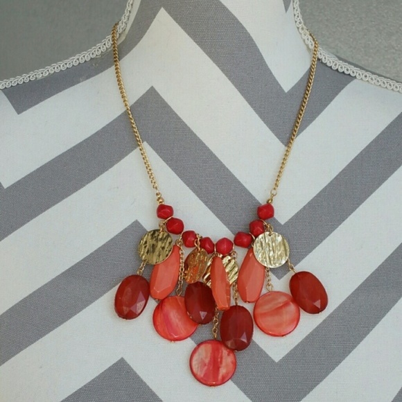Jewelry - Coral Sunset' necklace